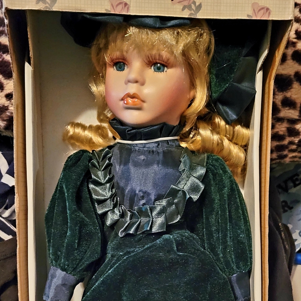 THREE (3) GORGEOUS BISQUE PORCELAIN DOLLS